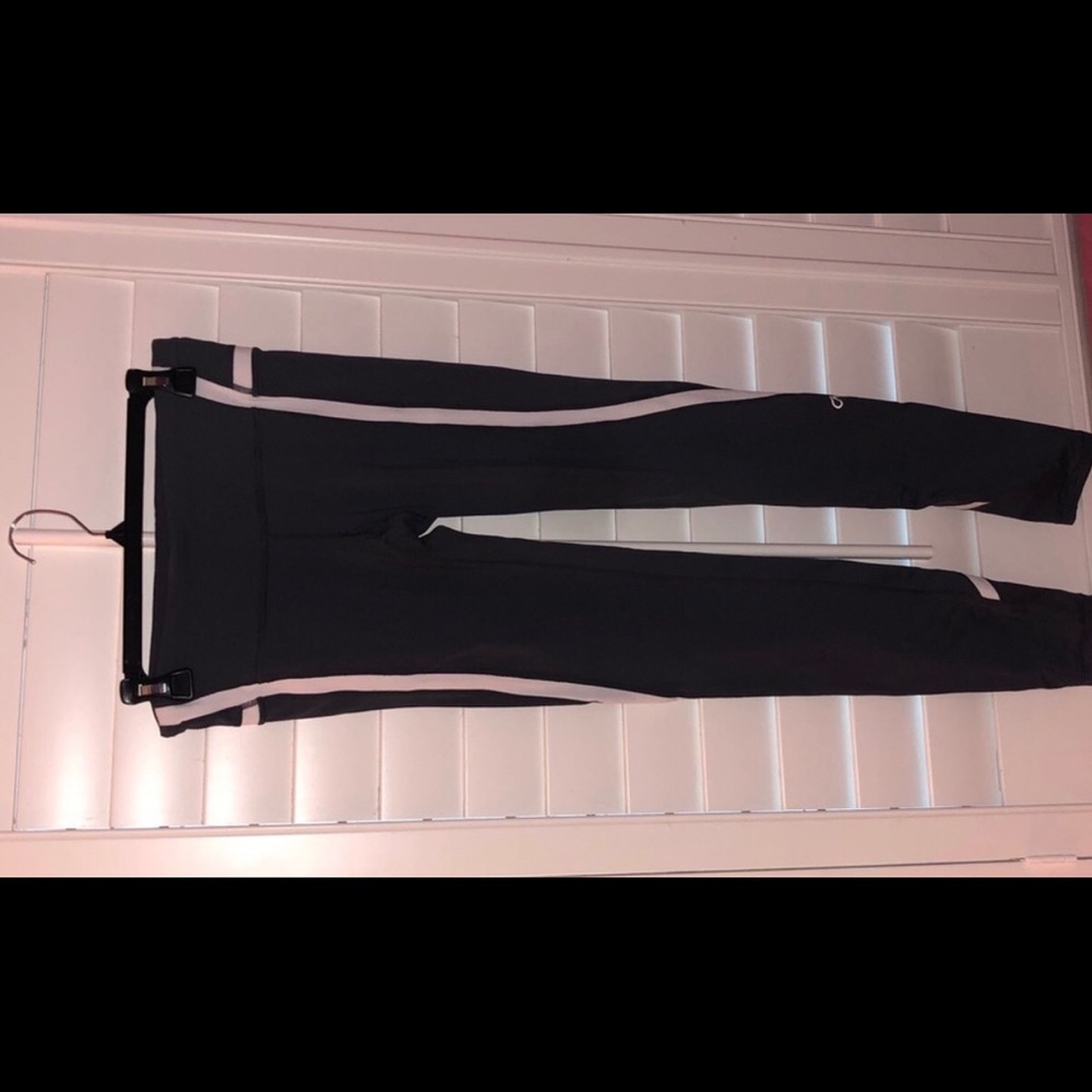 Gap fit small leggings grey white